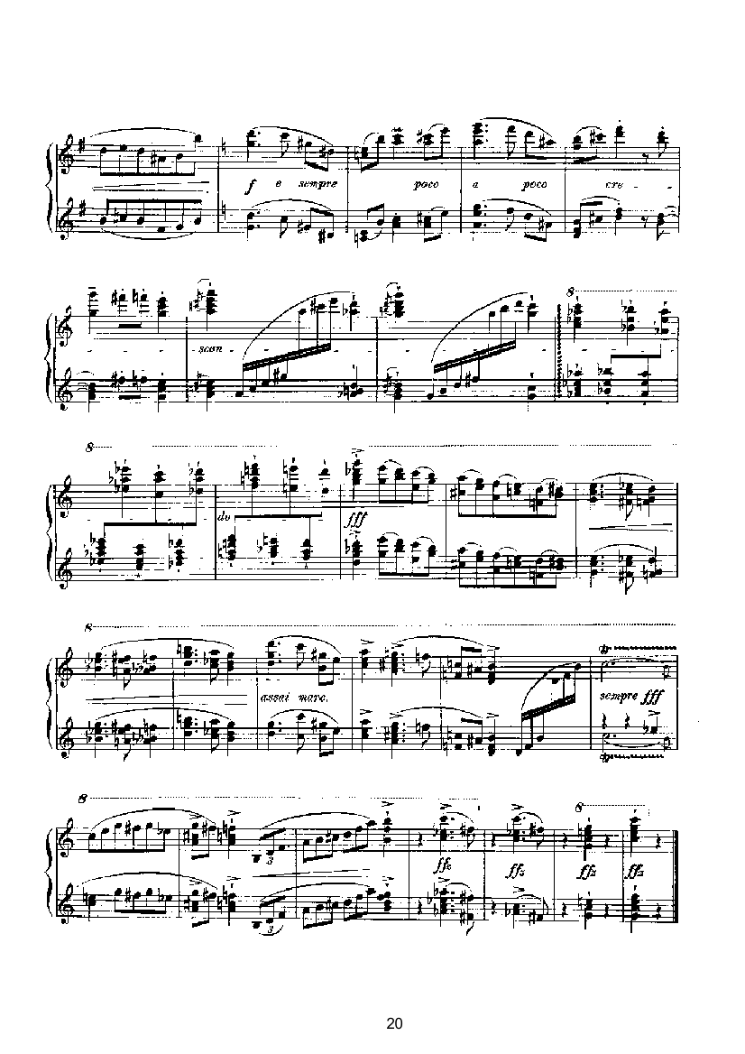 滑稽曲六首op.58（四手联弹） 键盘类 钢琴钢琴曲谱（图20）