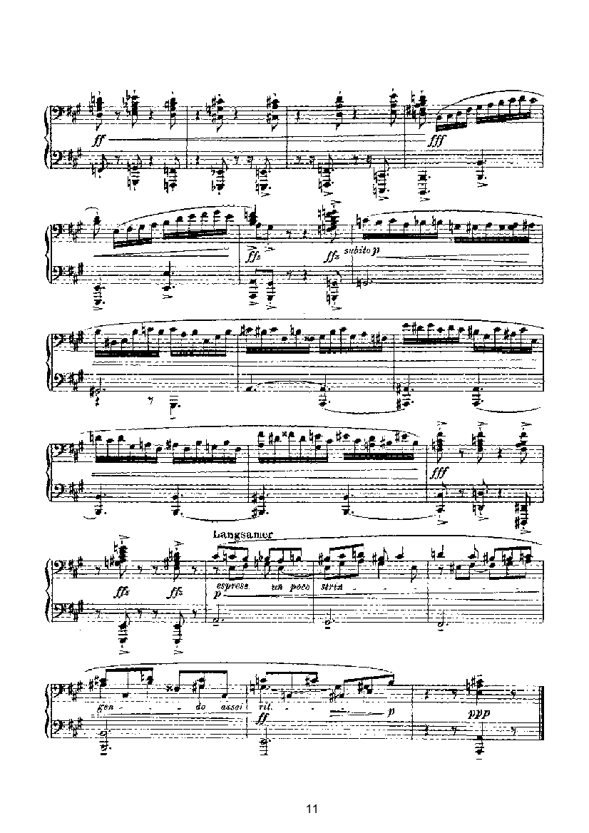 滑稽曲六首op.58（四手联弹） 键盘类 钢琴钢琴曲谱（图11）