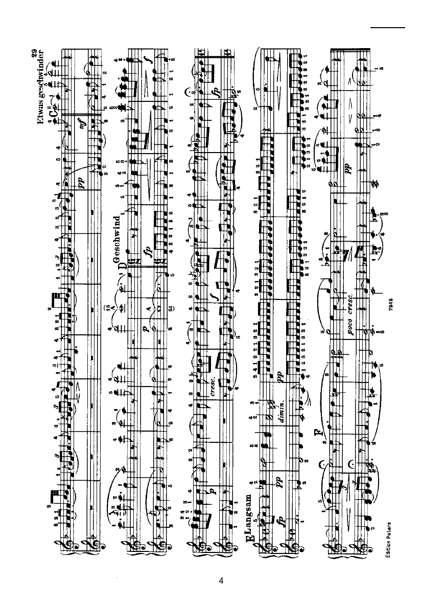 流浪者（四手联弹） 键盘类 钢琴钢琴曲谱（图4）