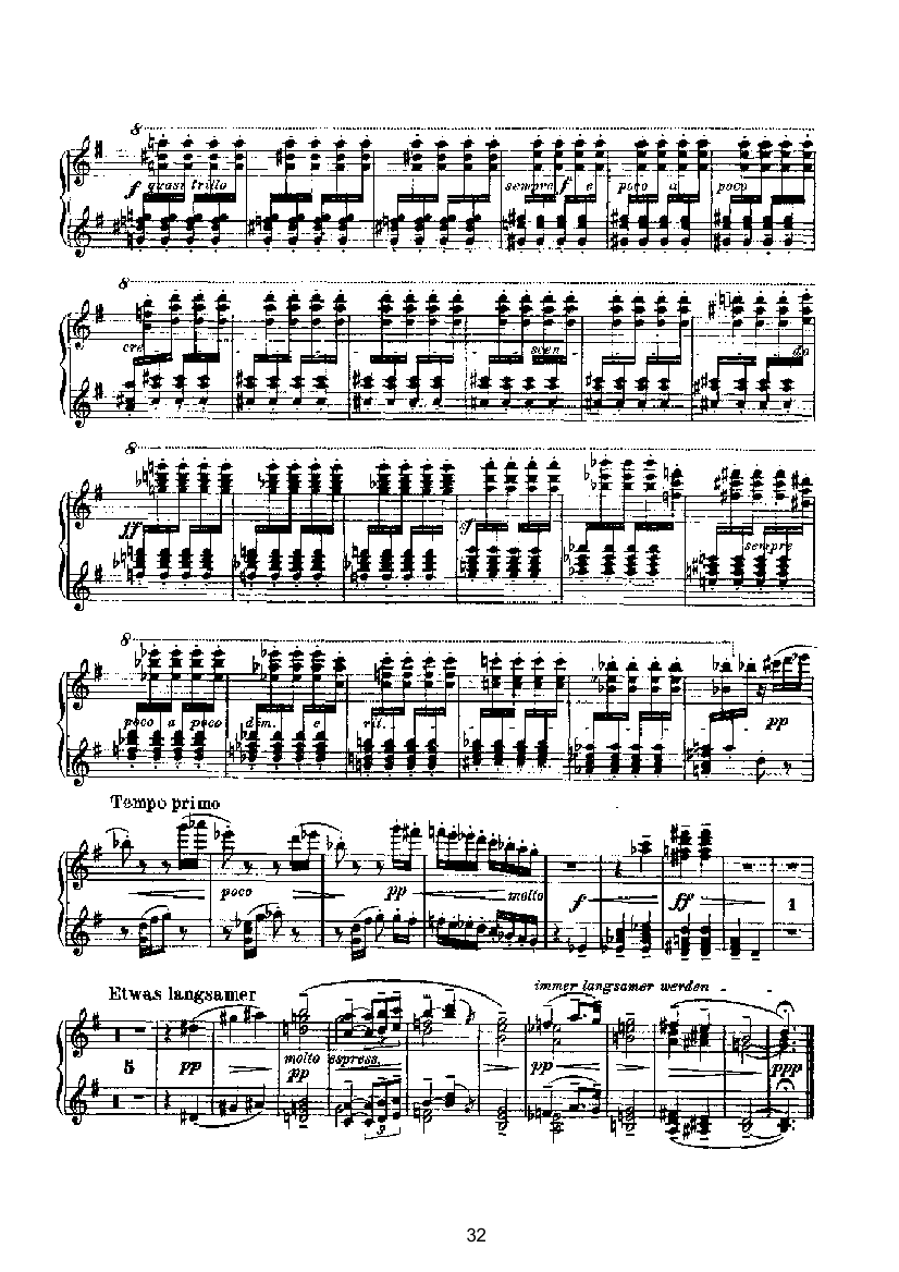 滑稽曲六首op.58（四手联弹） 键盘类 钢琴钢琴曲谱（图32）
