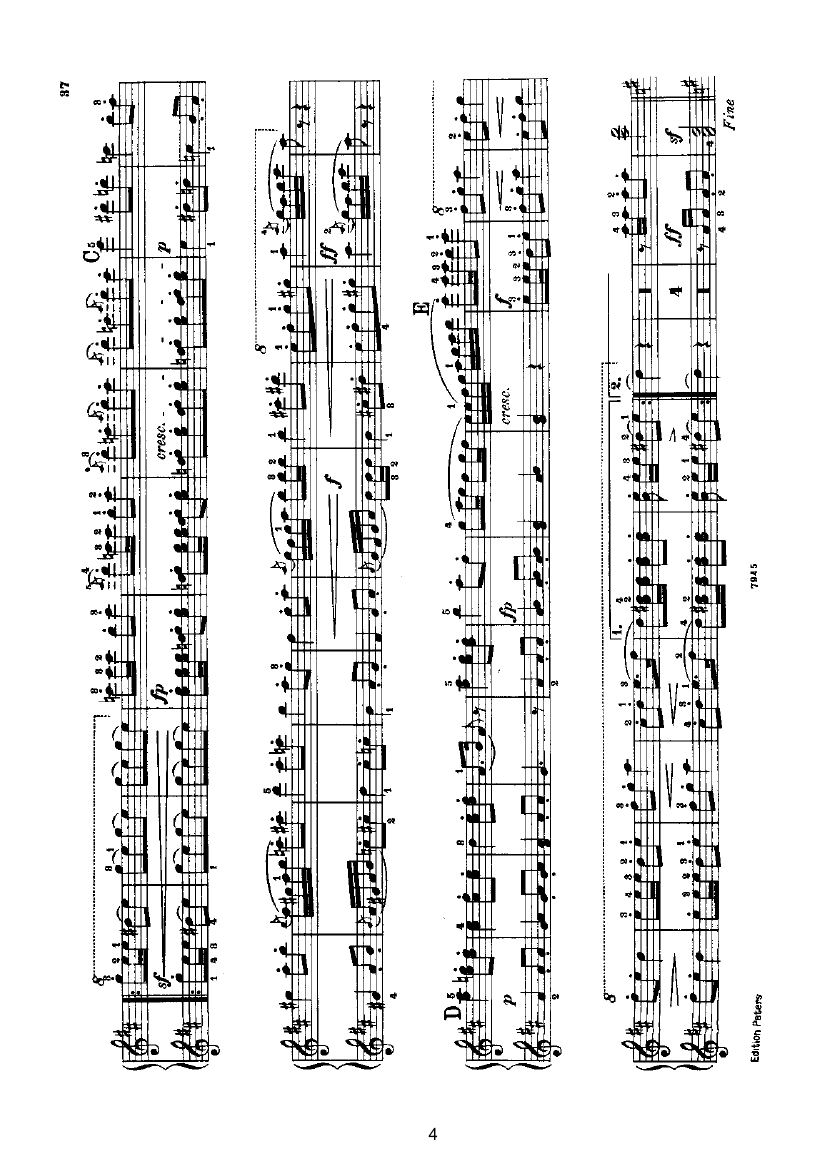 进行曲（四手联弹） 键盘类 钢琴钢琴曲谱（图4）