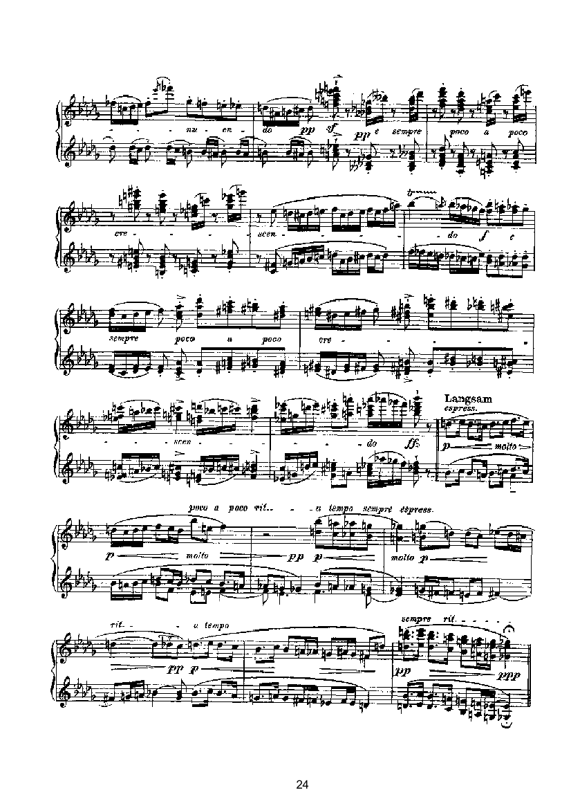滑稽曲六首op.58（四手联弹） 键盘类 钢琴钢琴曲谱（图24）