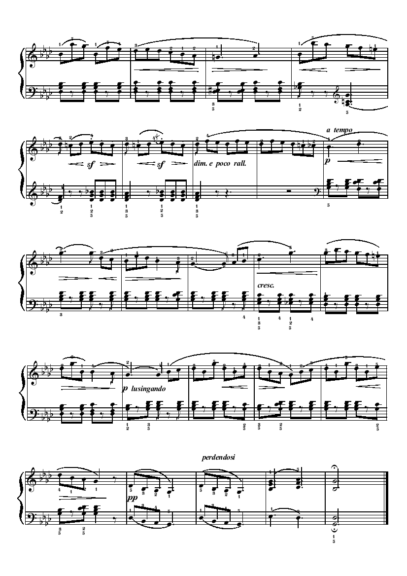 船歌 键盘类 钢琴钢琴曲谱（图2）