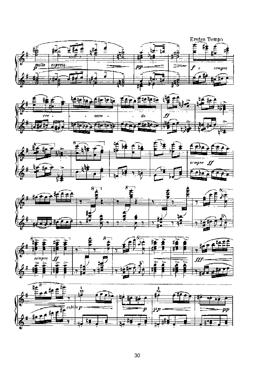 滑稽曲六首op.58（四手联弹） 键盘类 钢琴钢琴曲谱（图30）