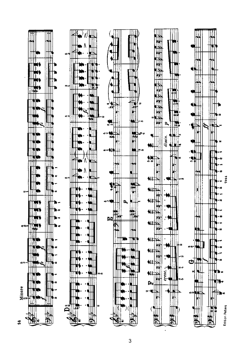 吉普赛回旋曲（四手联弹） 键盘类 钢琴钢琴曲谱（图3）