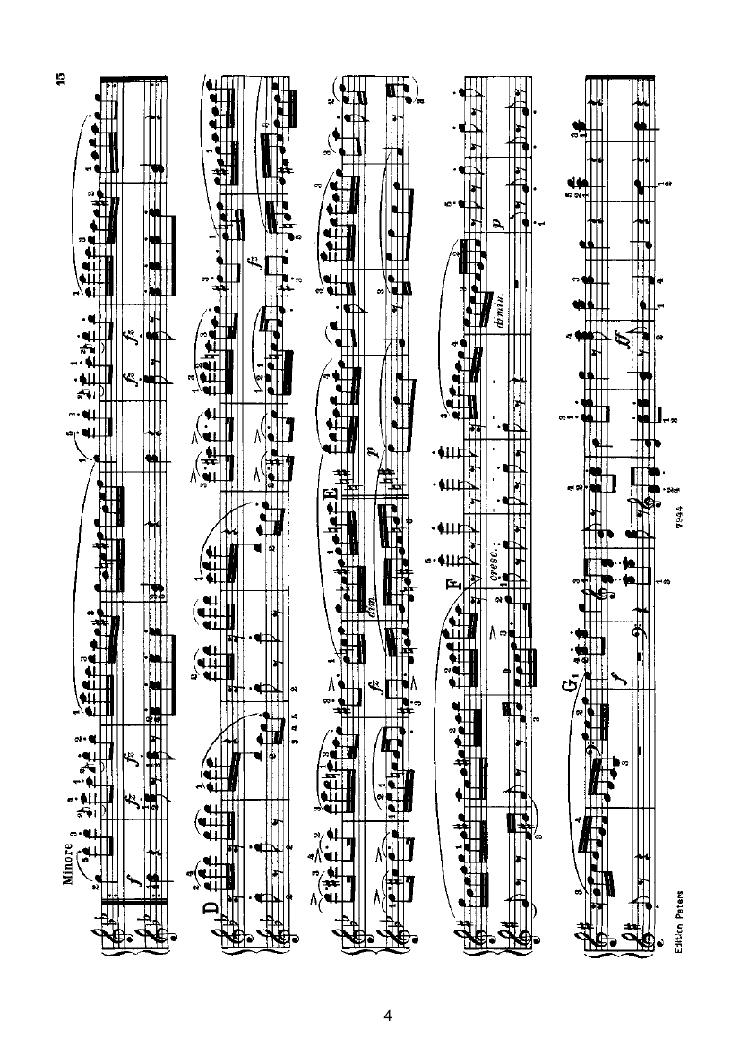 吉普赛回旋曲（四手联弹） 键盘类 钢琴钢琴曲谱（图4）