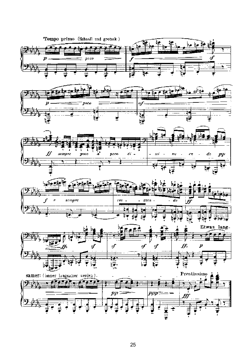 滑稽曲六首op.58（四手联弹） 键盘类 钢琴钢琴曲谱（图25）