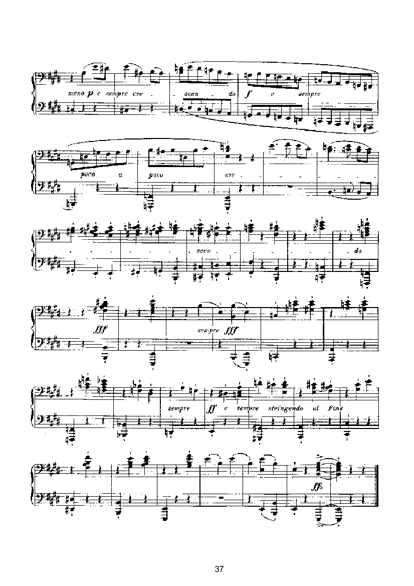 滑稽曲六首op.58（四手联弹） 键盘类 钢琴钢琴曲谱（图37）