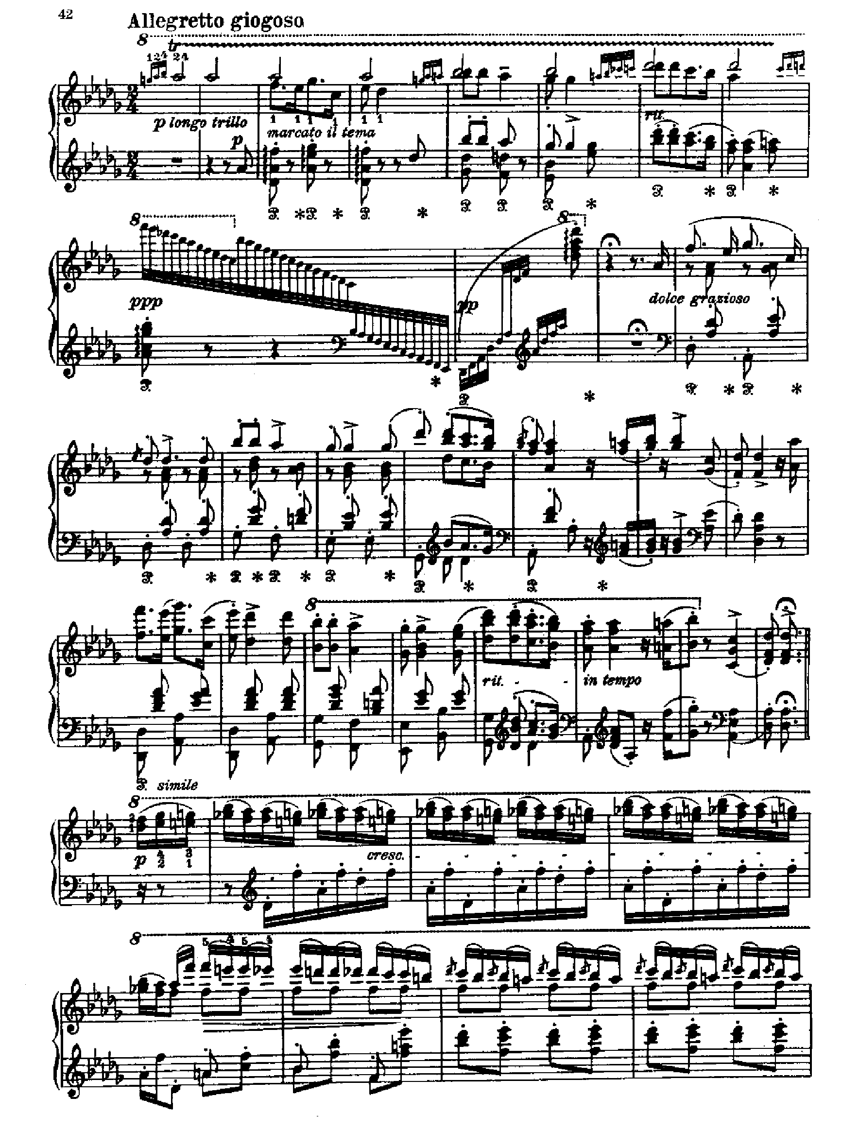 匈牙利狂想曲第十二首 键盘类 钢琴钢琴曲谱（图7）