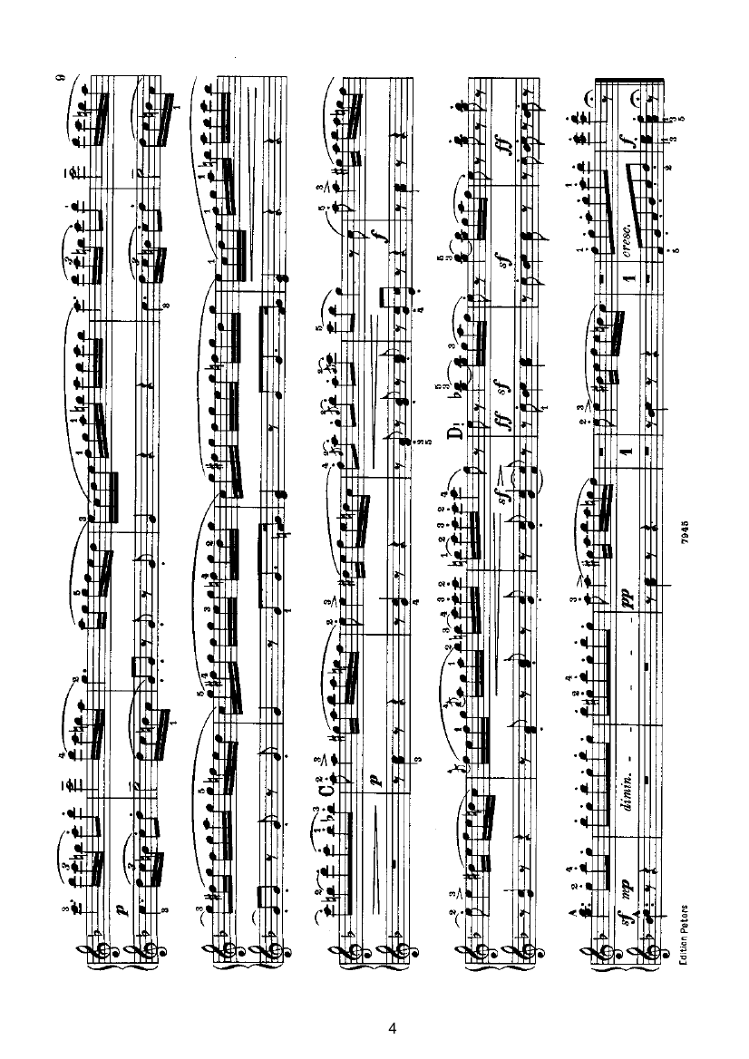 波罗泰兹（四手联弹） 键盘类 钢琴钢琴曲谱（图4）