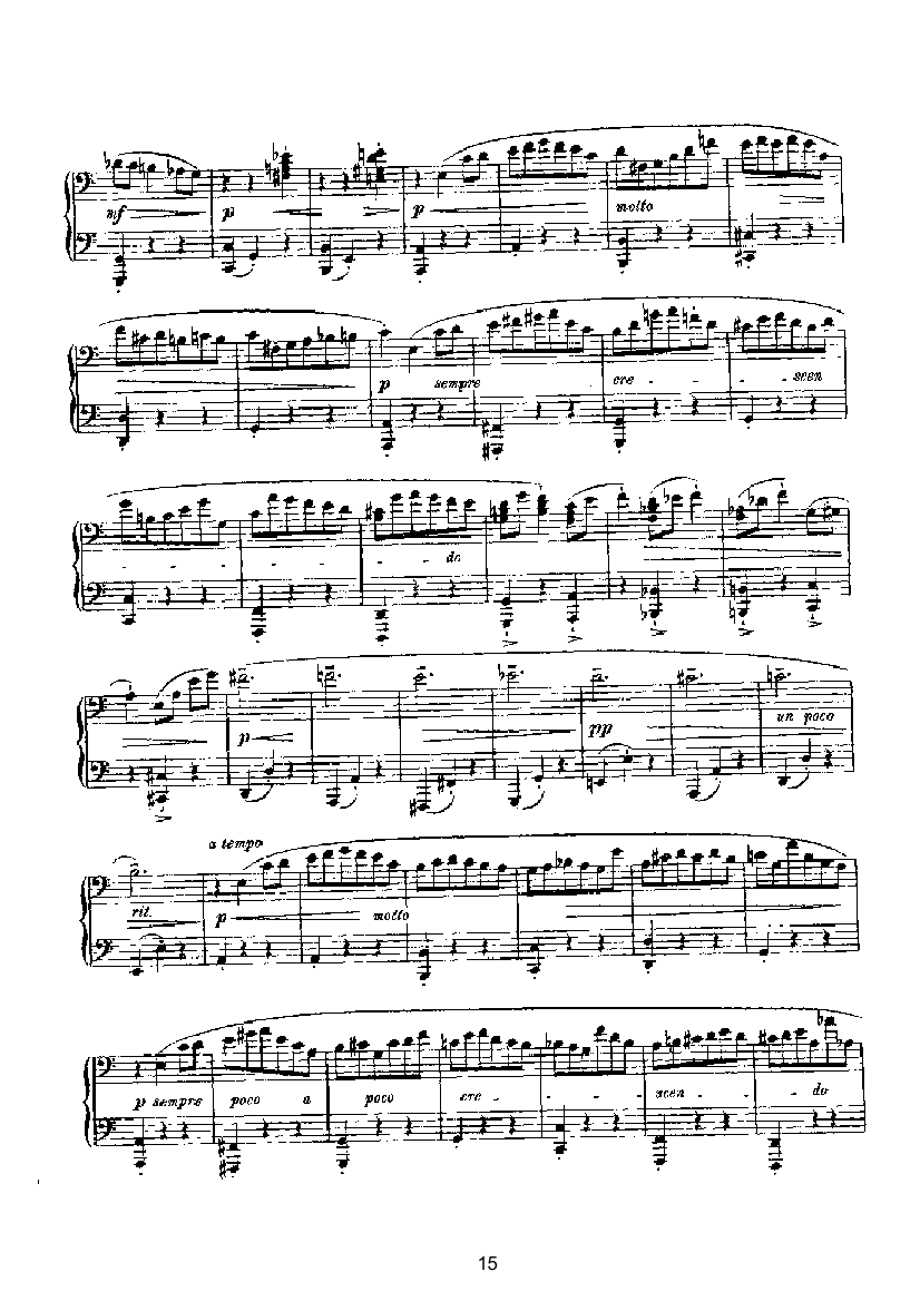 滑稽曲六首op.58（四手联弹） 键盘类 钢琴钢琴曲谱（图15）