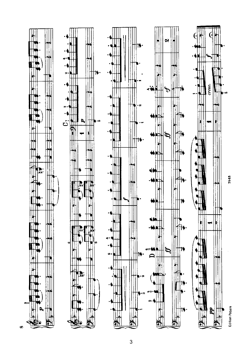 波罗泰兹（四手联弹） 键盘类 钢琴钢琴曲谱（图3）