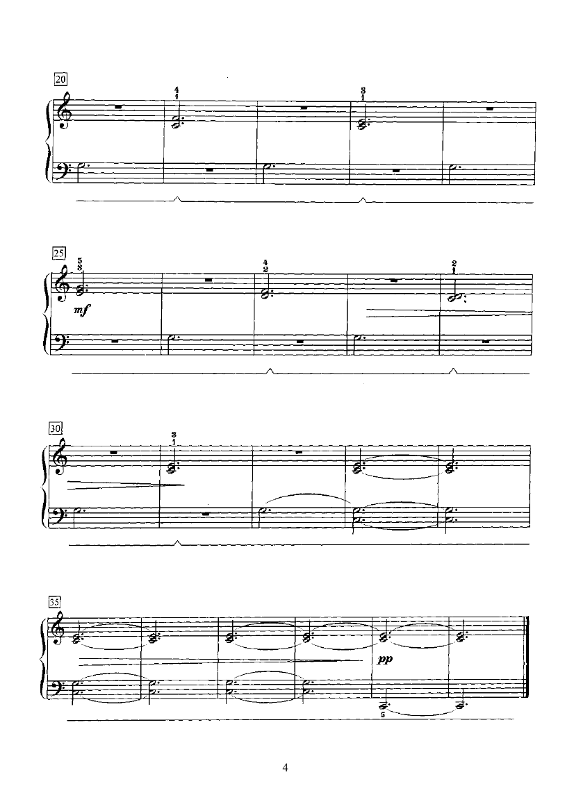 瑞士钟小奏鸣曲 键盘类 钢琴钢琴曲谱（图4）