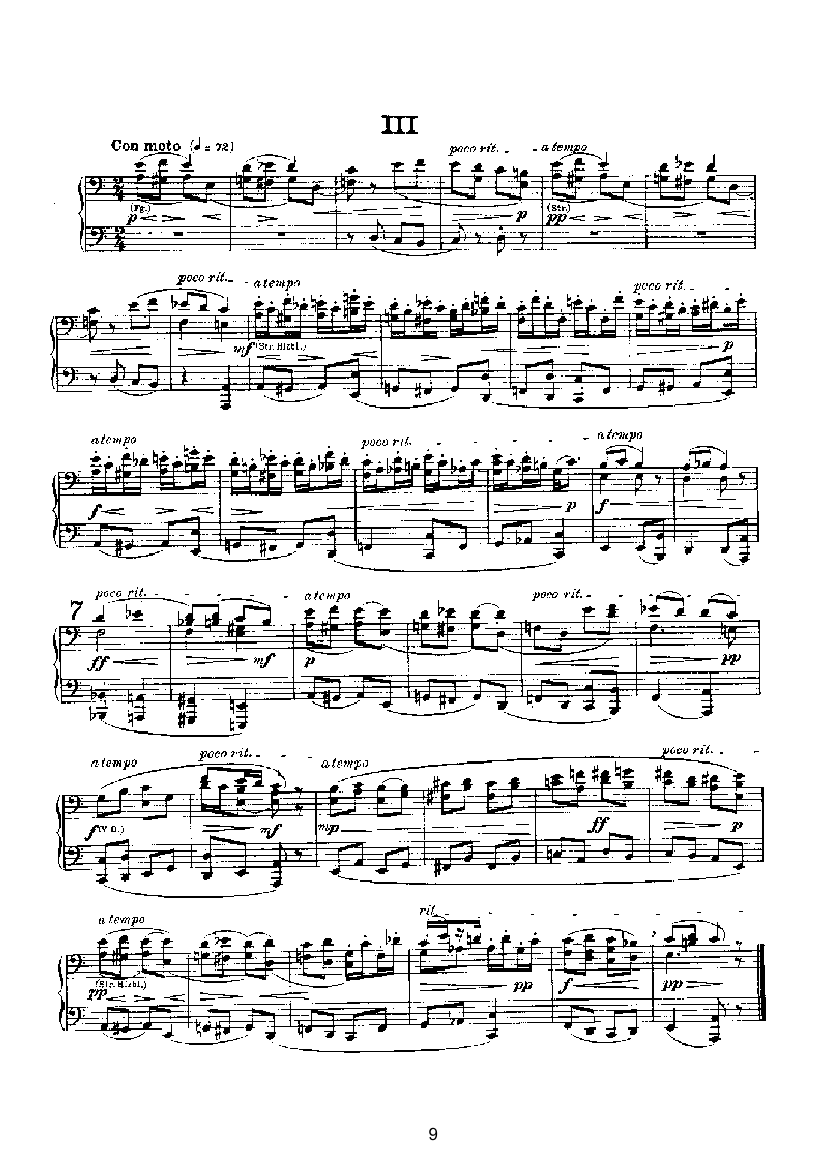 变奏与赋格（四手联弹） 键盘类 钢琴钢琴曲谱（图9）