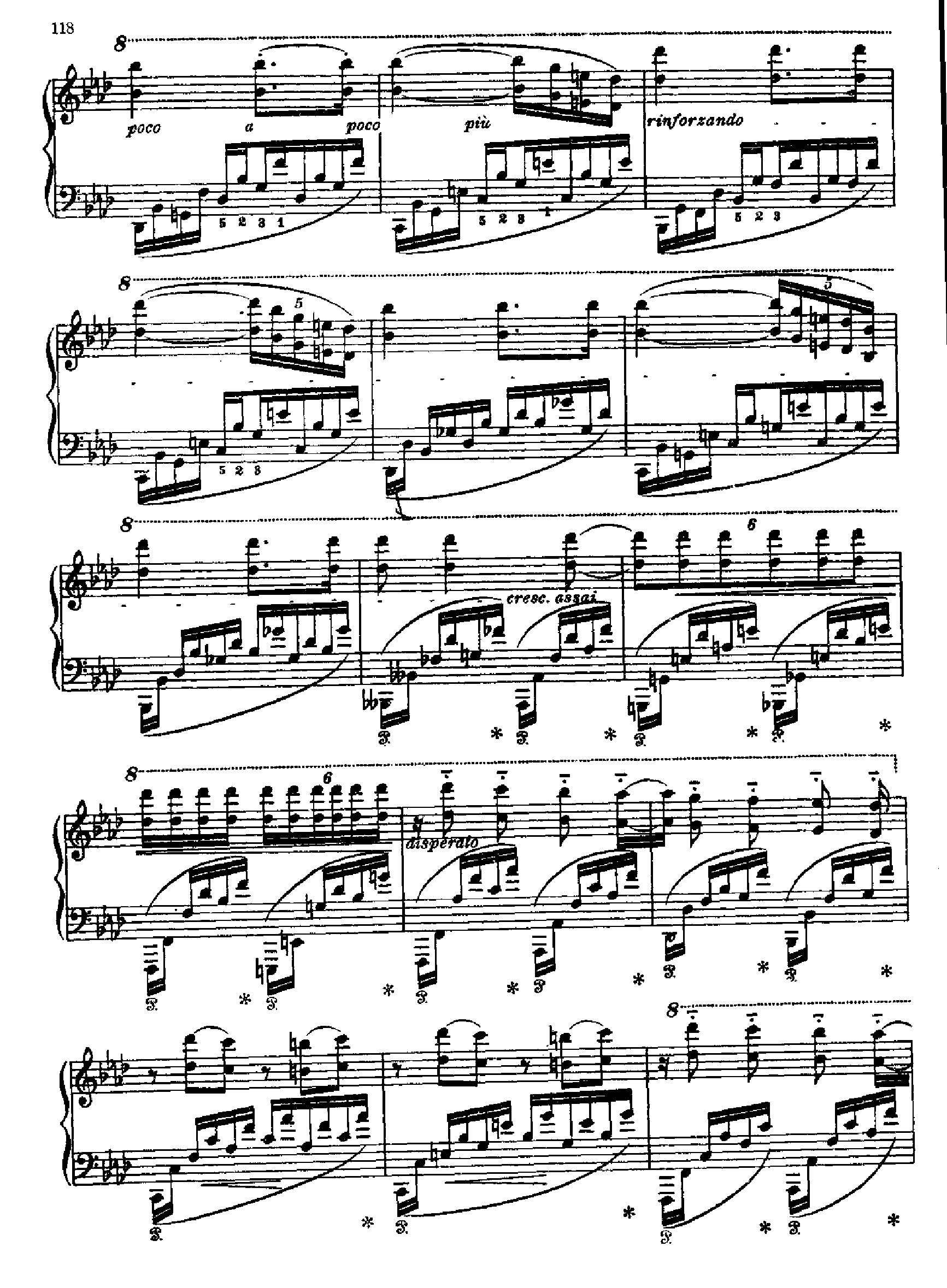 高级音乐会练习曲十二首之10 键盘类 钢琴钢琴曲谱（图9）