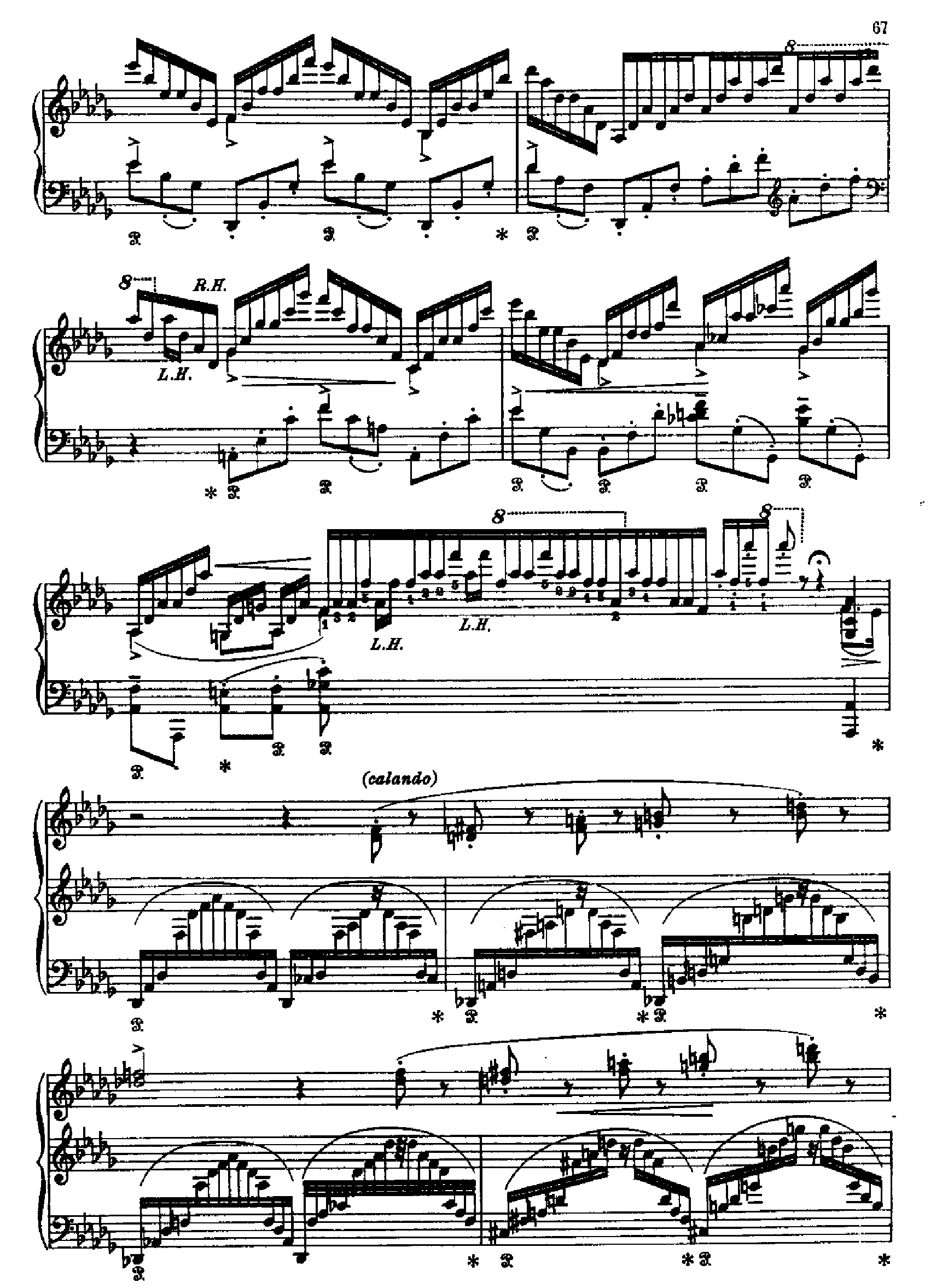 音乐会练习曲三首之3 键盘类 钢琴钢琴曲谱（图8）