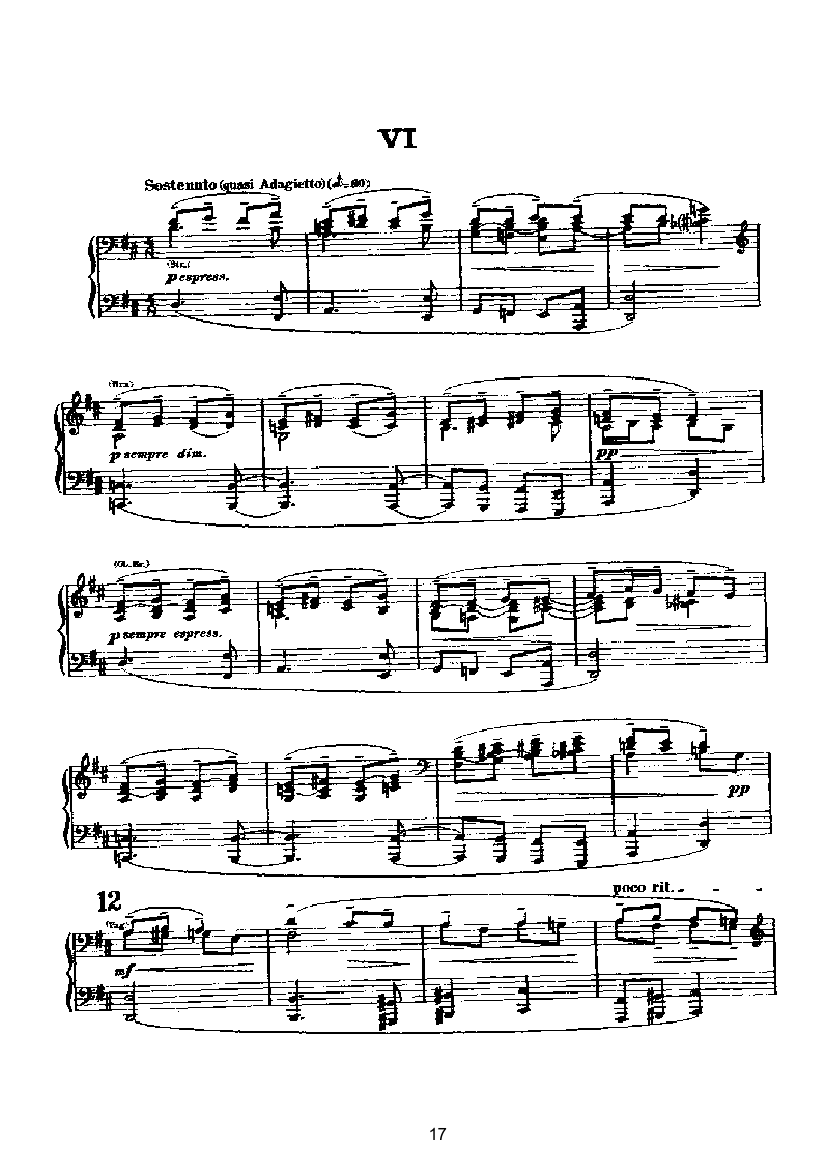 变奏与赋格（四手联弹） 键盘类 钢琴钢琴曲谱（图17）