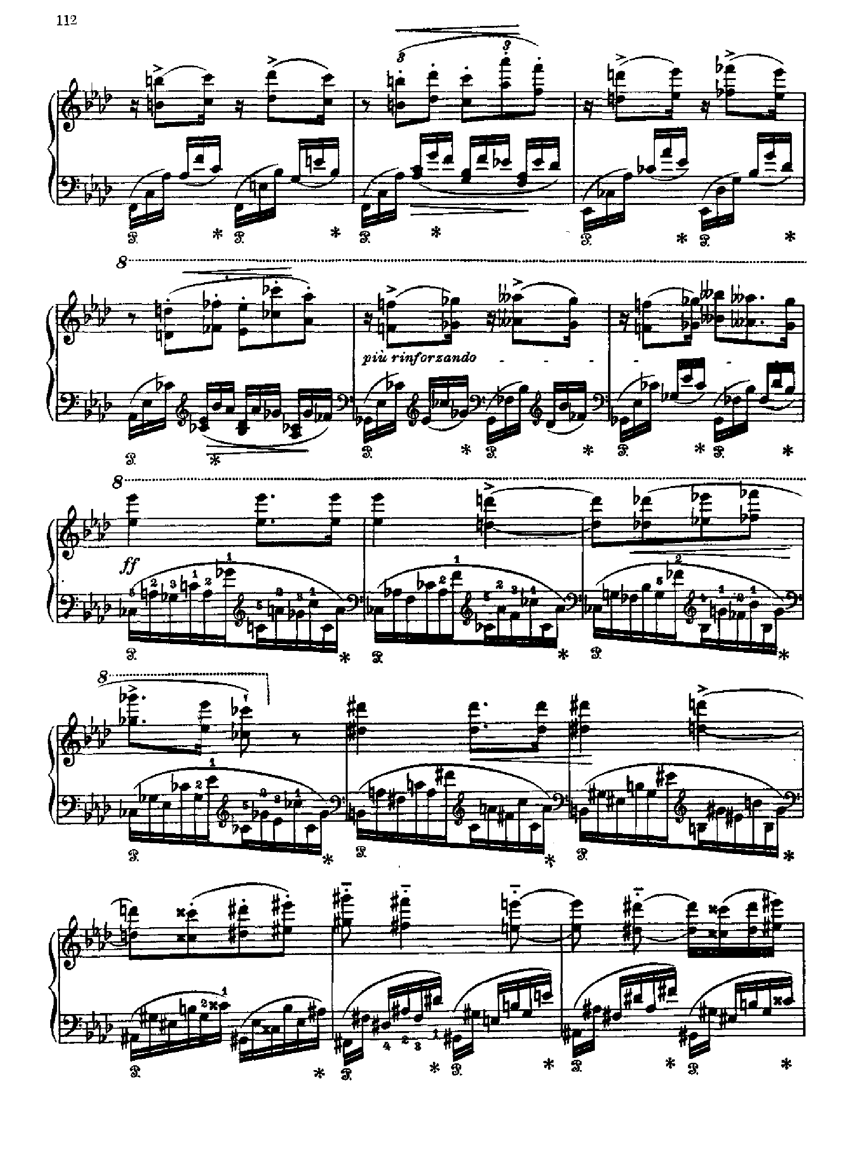 高级音乐会练习曲十二首之10 键盘类 钢琴钢琴曲谱（图3）