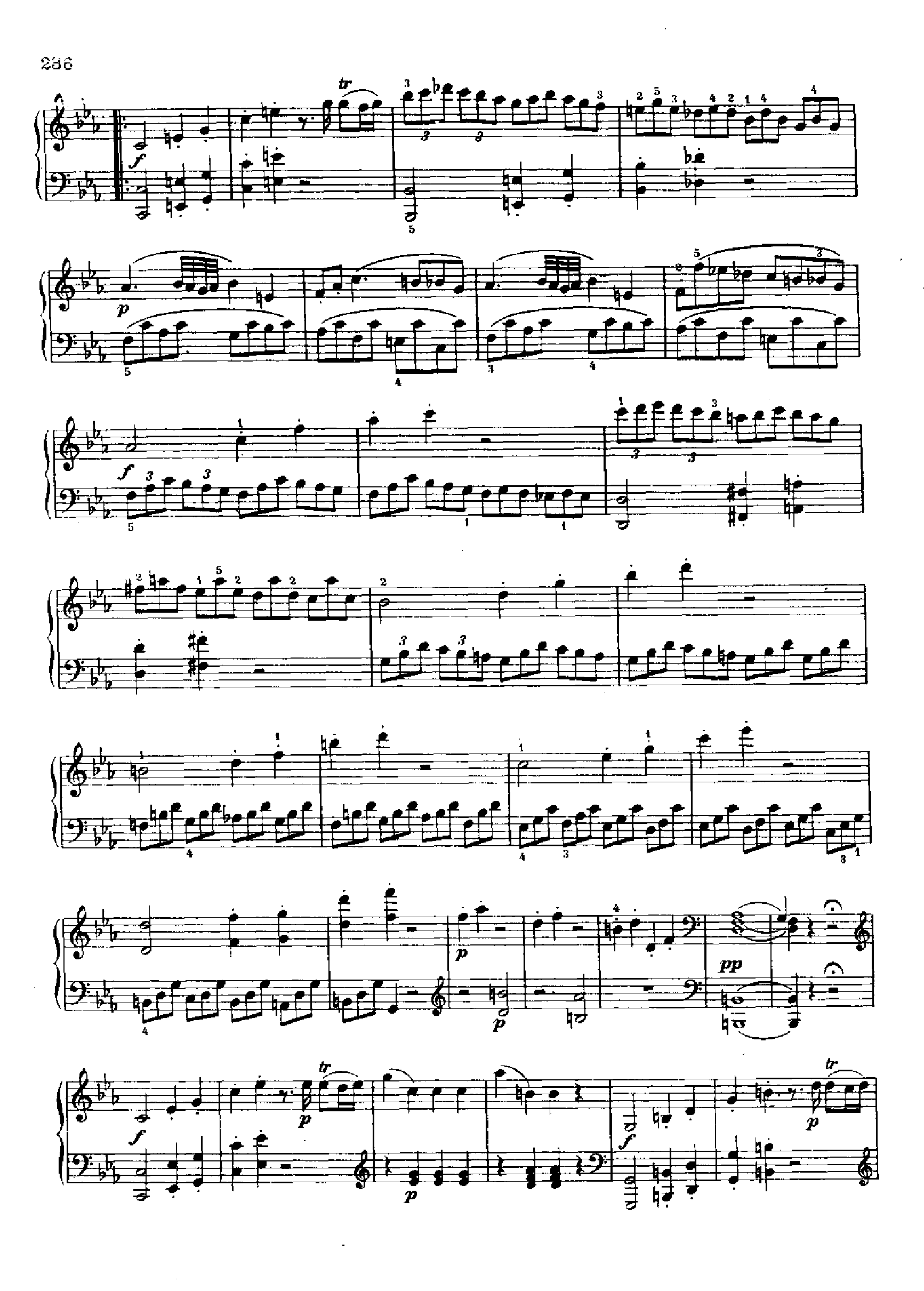 奏鸣曲Nr.457 键盘类 钢琴钢琴曲谱（图3）