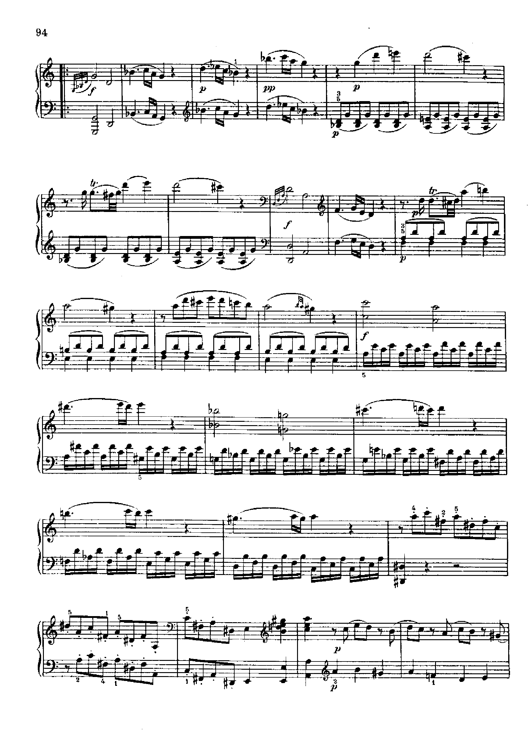 奏鸣曲Nr.309 键盘类 钢琴钢琴曲谱（图3）