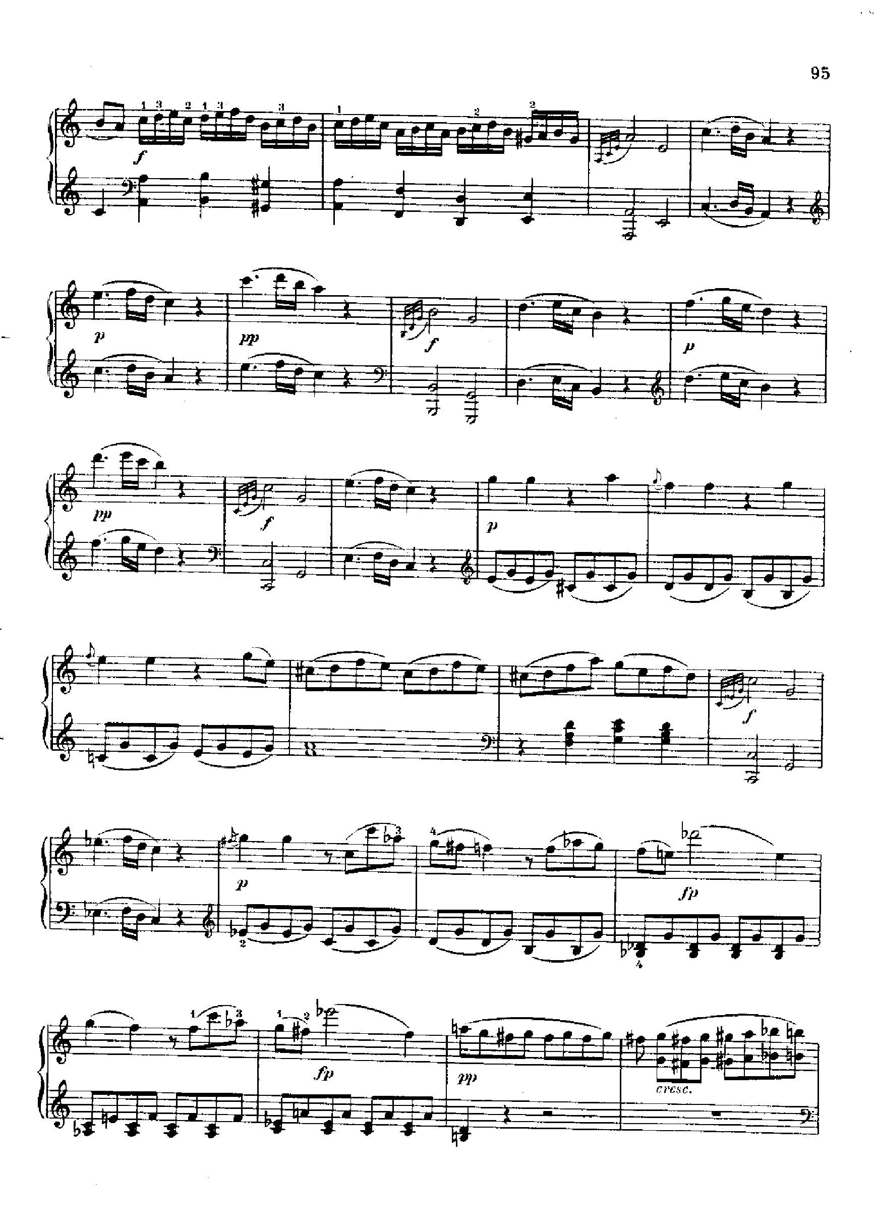 奏鸣曲Nr.309 键盘类 钢琴钢琴曲谱（图4）