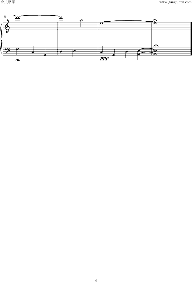 情圣钢琴曲谱（图4）