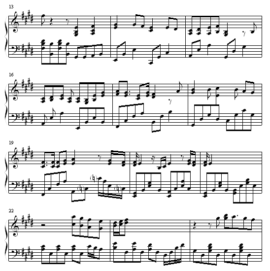 最终幻想9 MELODIES OF LIFE钢琴曲谱（图2）