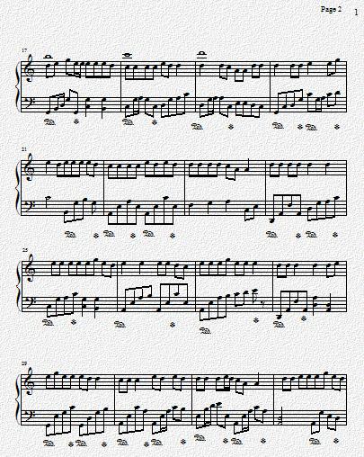 大悲咒钢琴曲谱（图2）