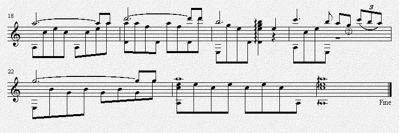 罗密欧与朱丽叶 吉他独奏谱（五线谱）钢琴曲谱（图2）