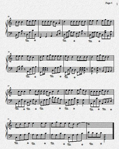 大悲咒钢琴曲谱（图4）