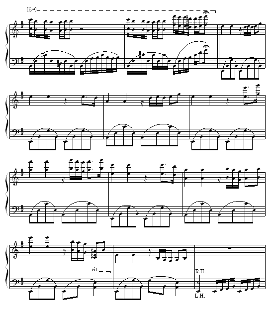 威尼斯之旅钢琴曲谱（图2）