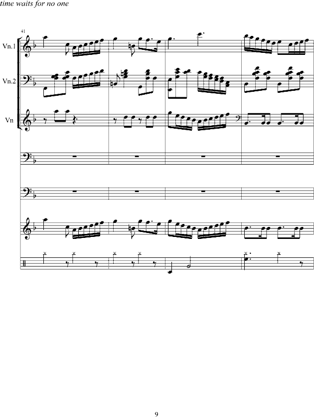 旋转的时间钢琴曲谱（图9）
