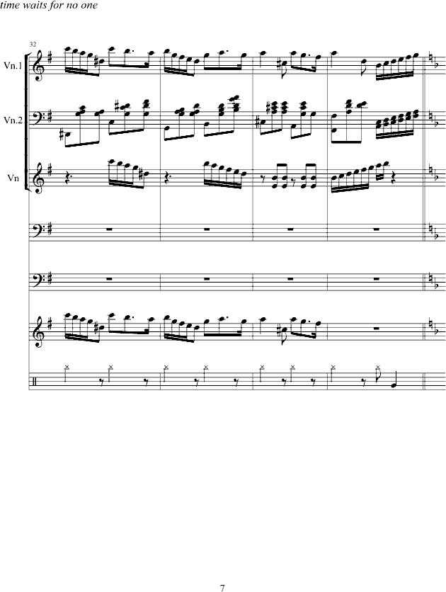 旋转的时间钢琴曲谱（图7）