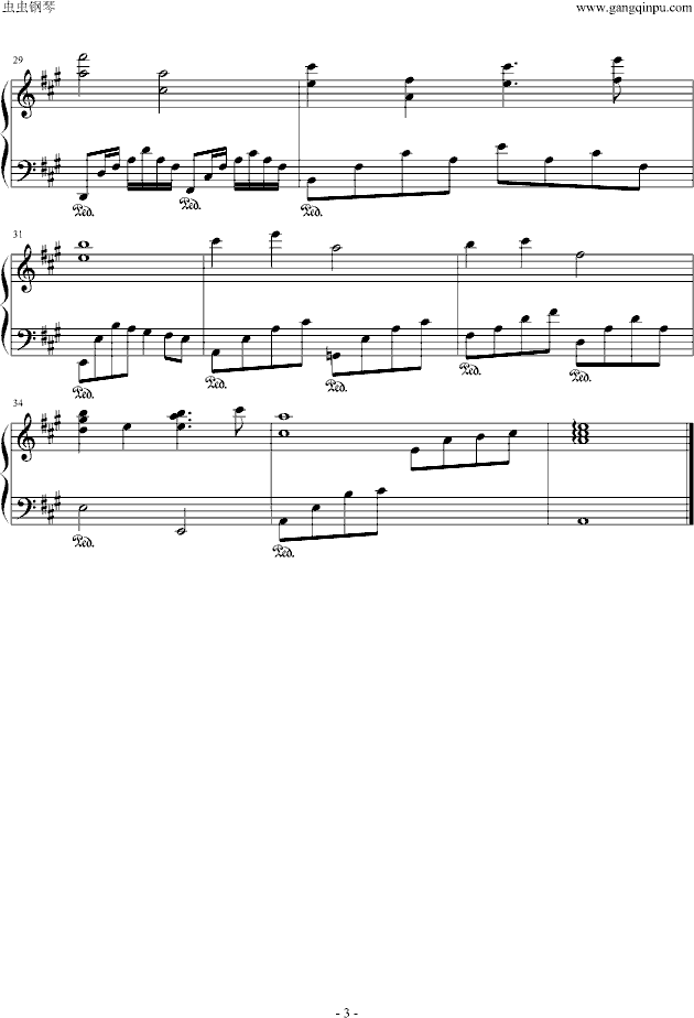 you and me（完美演奏+完整版）钢琴曲谱（图3）