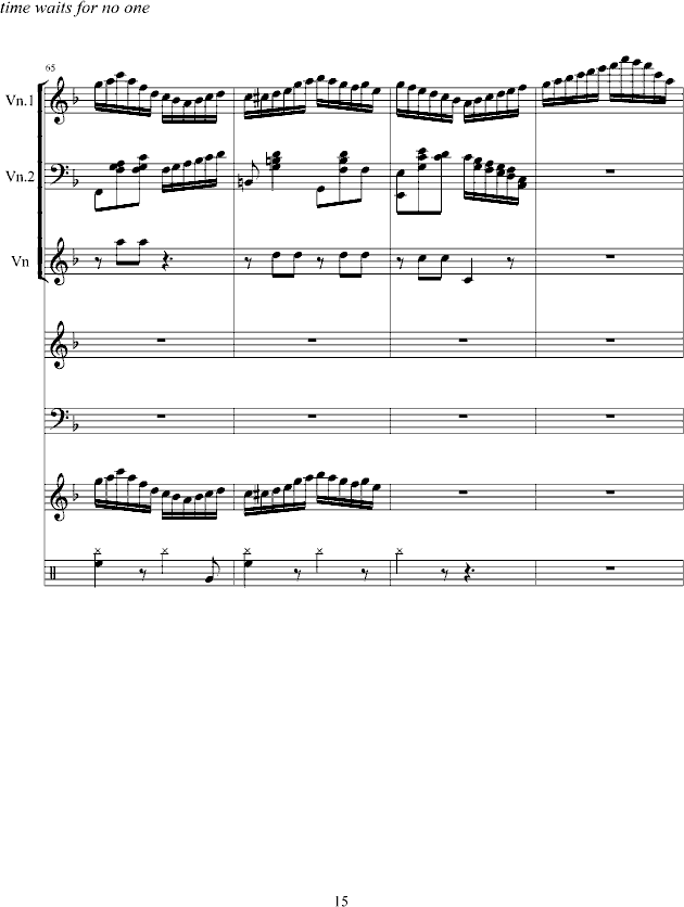 旋转的时间钢琴曲谱（图15）