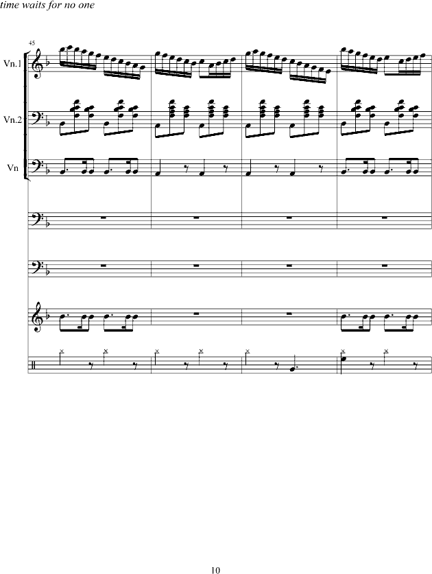 旋转的时间钢琴曲谱（图10）