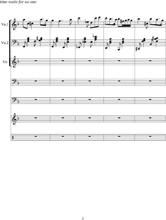 旋转的时间钢琴曲谱（图3）