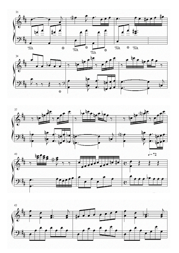 雾钢琴曲谱（图3）