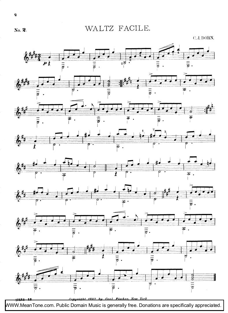 Waltz Facile钢琴曲谱（图1）