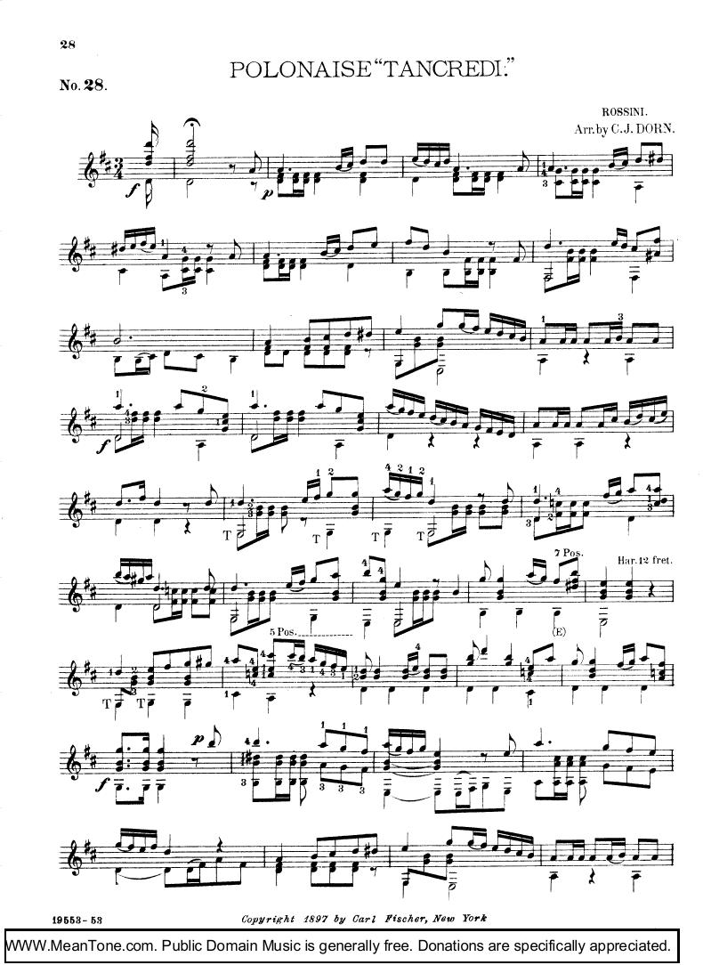 Polonaise钢琴曲谱（图2）