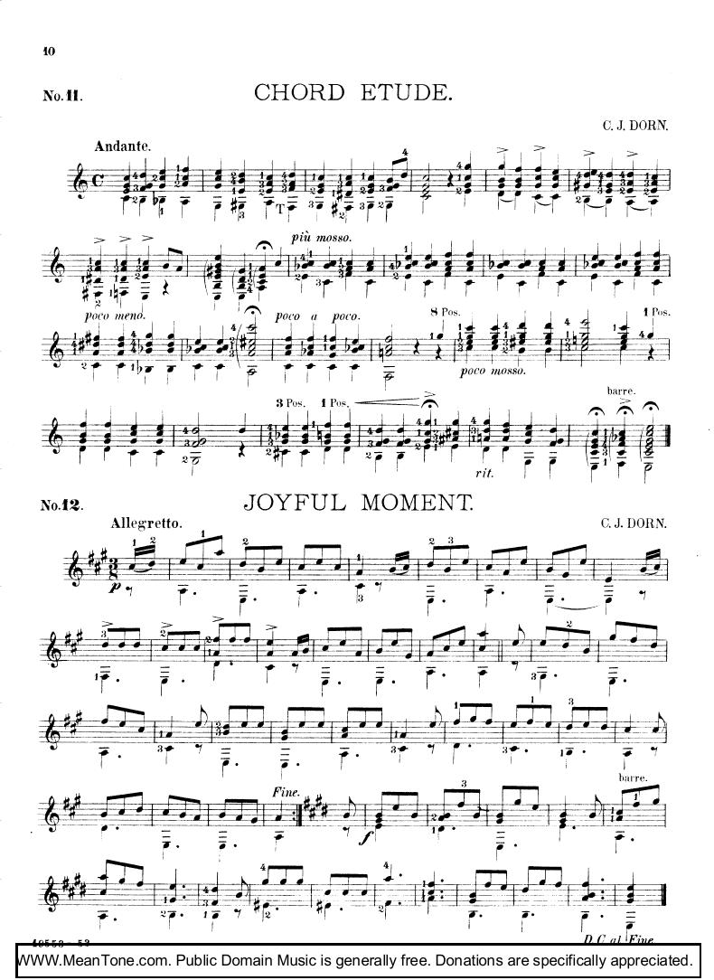 Chord Etude钢琴曲谱（图1）