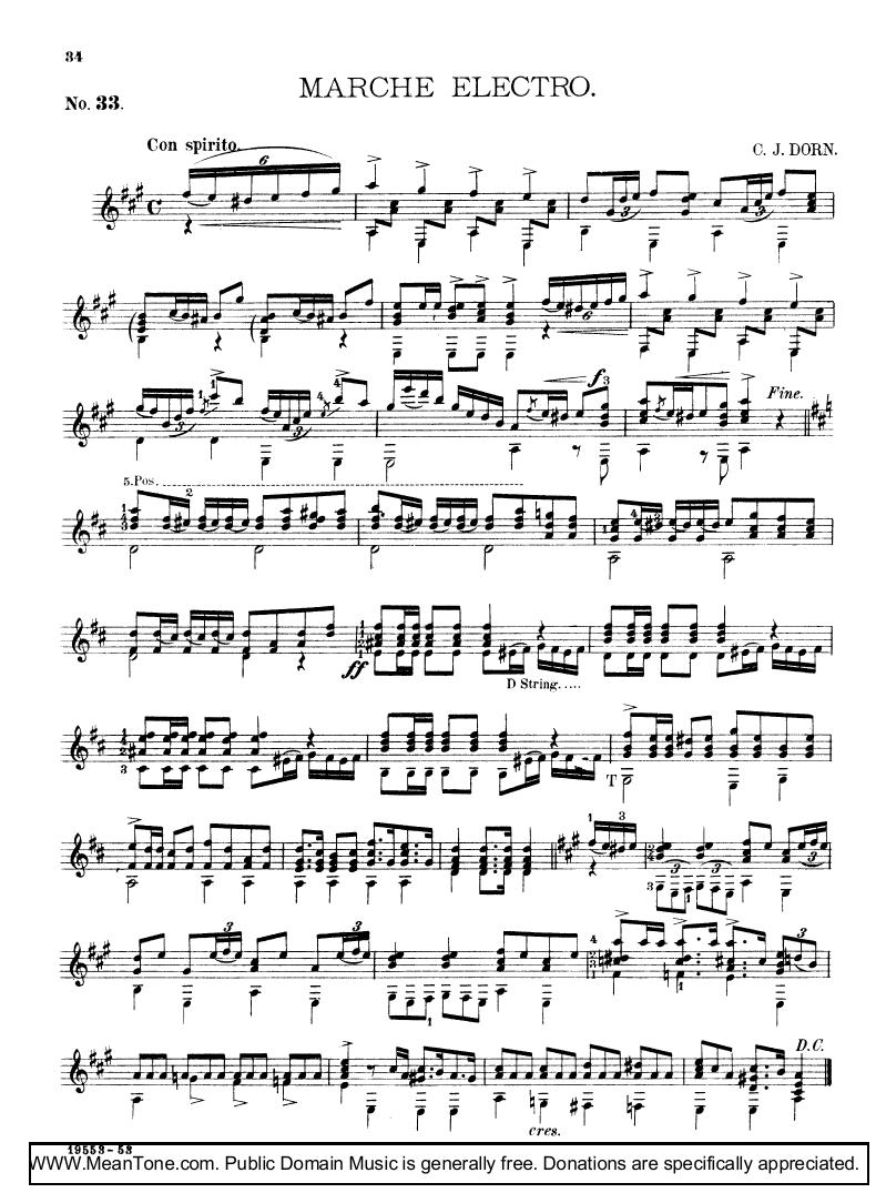 Marche Electro钢琴曲谱（图1）