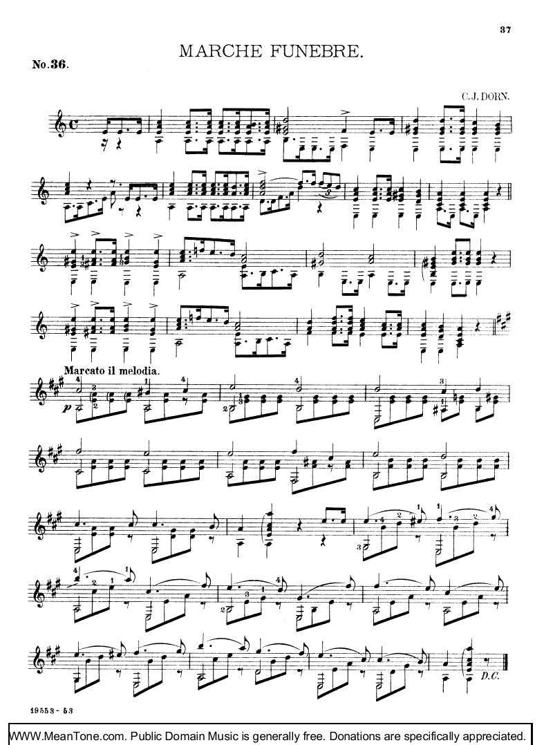 Marche Funebre钢琴曲谱（图1）