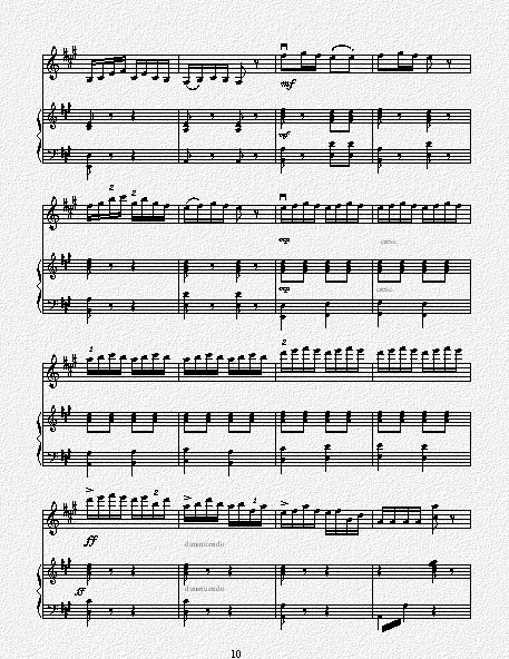 张延龄《欢乐的养鸡场》钢琴曲谱（图10）