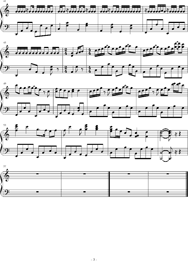 五月天钢琴曲谱（图3）