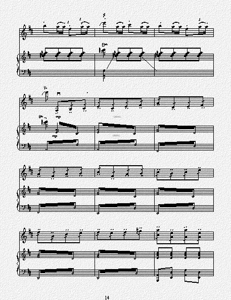 张延龄《欢乐的养鸡场》钢琴曲谱（图14）