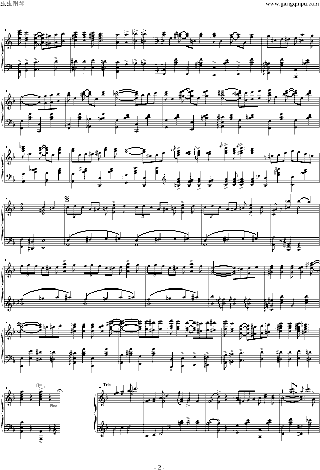 Rialto Ripples Rag钢琴曲谱（图2）