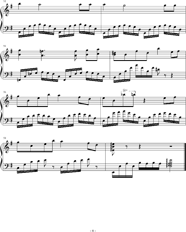 电影《画皮》插曲集（改编）钢琴曲谱（图6）