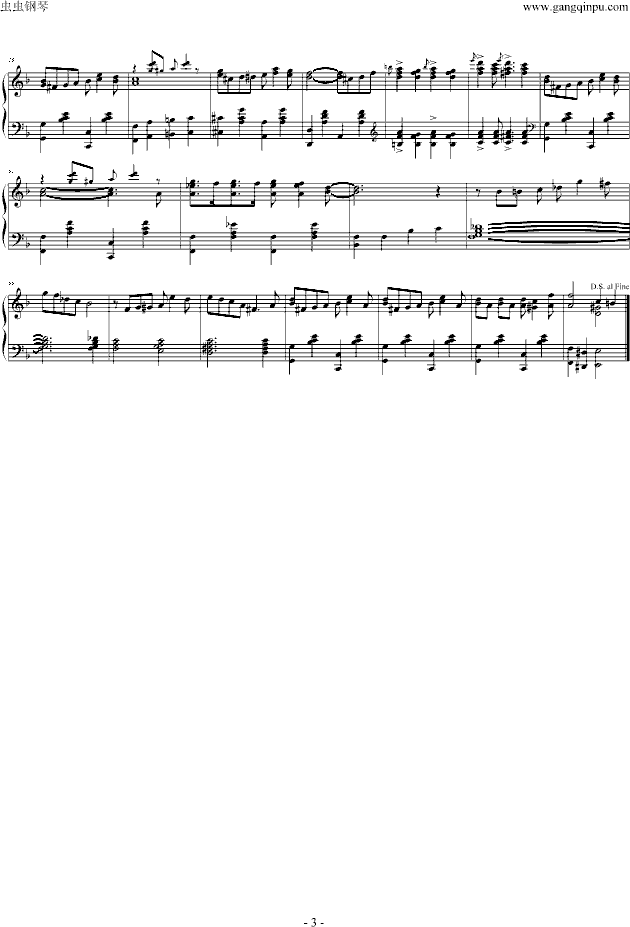 Rialto Ripples Rag钢琴曲谱（图3）