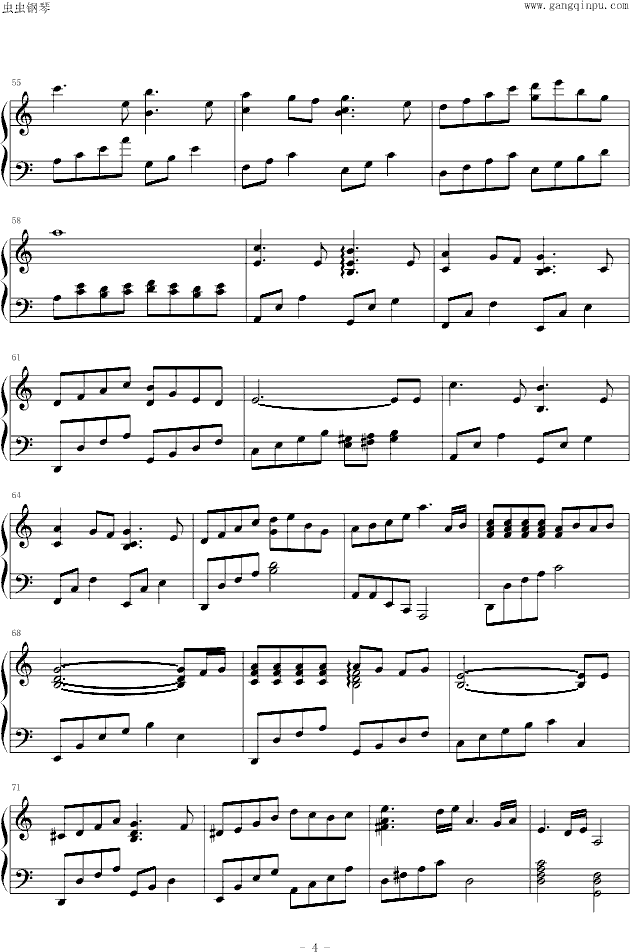 The changing seasons钢琴曲谱（图4）